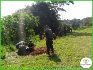 Tiro de Guerra realiza exercício de terreno na Cidade da Criança