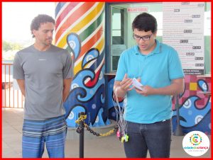 Funcionários do Parque Aquático recebem apito de emergência