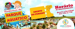 Parque Aquático Cidade da Criança reabre após realização de melhorias