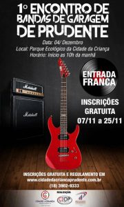 Cidade da Criança e Setur promovem Encontro de Bandas de Garagem
