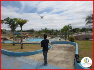 Drone do canal “Prudente Tem” grava imagens aéreas do Parque Aquático