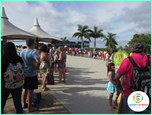 Bilheteria do Parque Aquático abre mais cedo para atender demanda