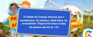Comunicado: Atendimento ao público via telefone está normalizado
