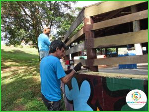 Áreas de convivência do Parque Ecológico passam por melhorias