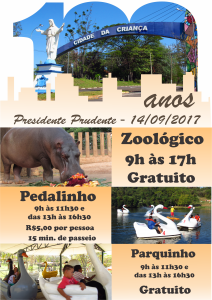 Cidade da Criança oferece atividades no Centenário de Prudente