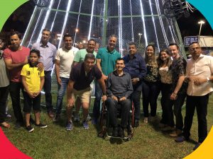 Árvore de Natal do Bem no Parque do Povo foi construída por funcionários da Cidade da Criança