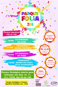 Parque Aquático Cidade da Criança divulga atrações do Parque Folia 2018