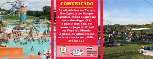 COMUNICADO: Cidade da Criança atenderá ao público até às 13h deste domingo