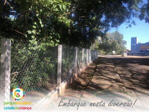 Com obras aceleradas, Cidade da Criança pretende entregar novo alambrado o mais rápido possível