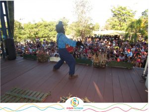 Milhares de pessoas aproveitam as atrações da Festa Junina na Cidade da Criança