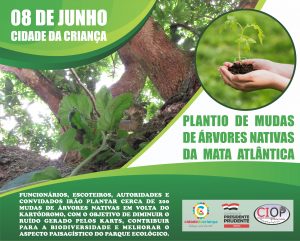 Cidade da Criança realizará plantio de mudas de árvores nativas doadas pela Semea