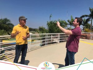 Prefeito Nelson Bugalho visita Cidade da Criança e convida população a curtir programação de domingo
