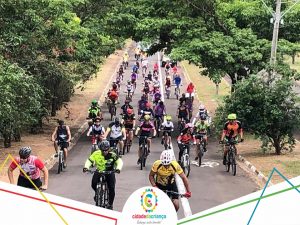 Passeio Ciclístico com destino a Cidade da Criança reúne centenas de pessoas