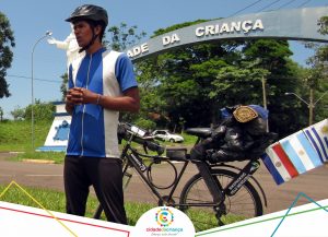 Cidade da Criança foi ponto inicial de viagem de bicicleta pela América do Sul